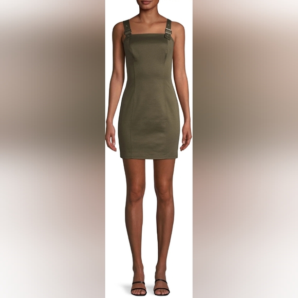 No Boundaries buckle mini dress size L - Picture 1 of 3